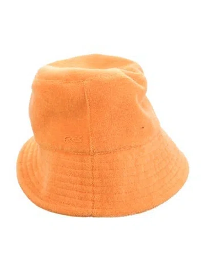 Pre-owned Eres Cotton Bucket Hat In Orange