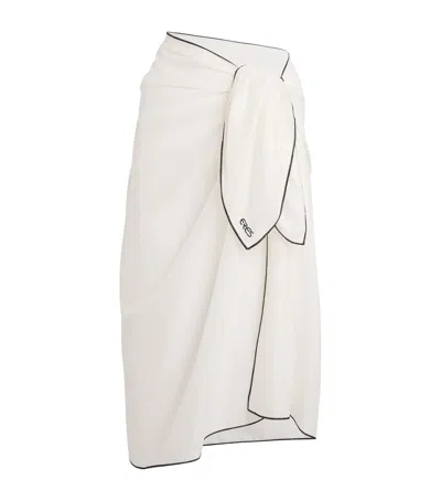 Eres Cotton Cabine Pareo In White