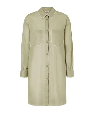Eres Phare Cotton Shirt In Green