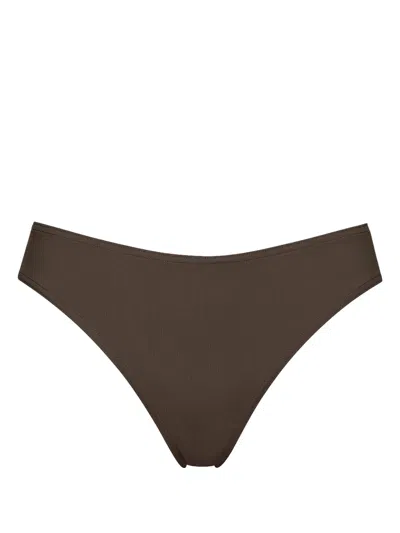 Eres Coulisses High-waisted Bikini Briefs In Grey