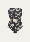Eres Courtois Floral-print Swimsuit In Imprime Romance