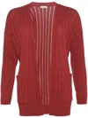 Eres Cozy Cardigan In Brown