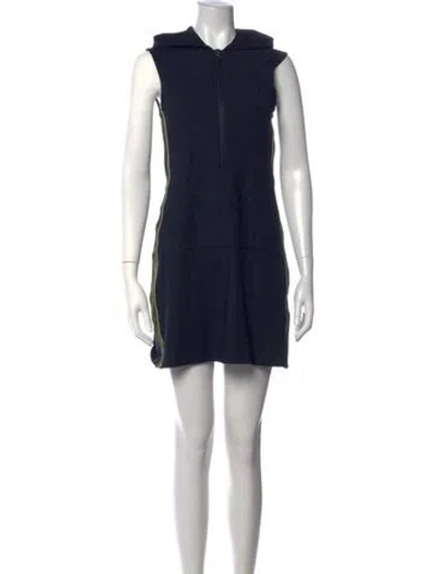 Pre-owned Eres Crew Neck Mini Dress In Black