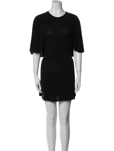 Pre-owned Eres Crew Neck Mini Dress In Blue