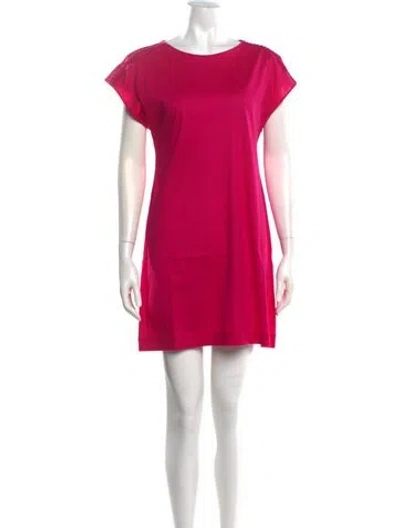 Pre-owned Eres Crew Neck Short Sleeve Top In Purple