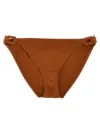 Eres 'cove' Bikini Bottoms With Adjustable Side Straps In Brown