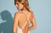 Eres Cross Back Swimsuit In Off White In White