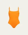 Eres Ctier One-piece Swimsuit In Orange