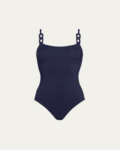 Eres Ctier One-piece Swimsuit In Nautique