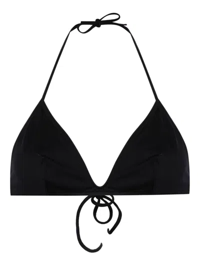 Eres Cubisme Triangle Bikini Top In Black