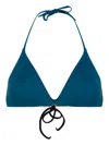 Eres Cubisme Triangle Bikini Top In Blue