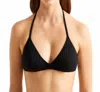 Eres Curacao Triangle Bikini Top In Noir In Black