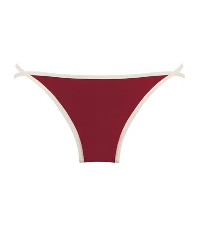 Eres Cut-out Anita Bikini Bottoms In Red