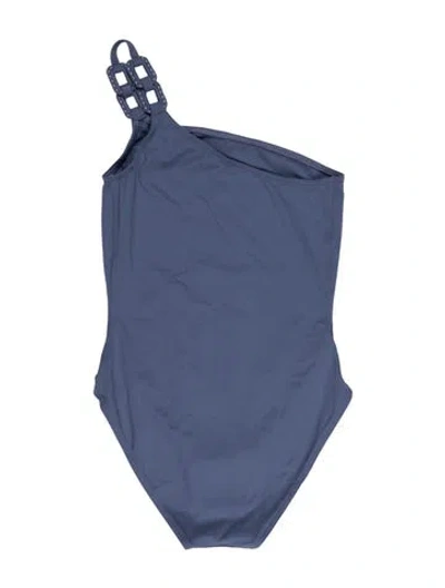 Pre-owned Eres Cutout Accent One-piece W/ Tags In Blue