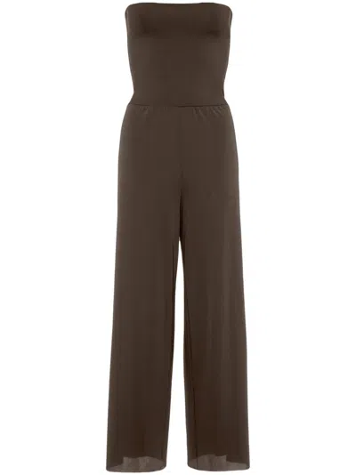 Eres Dao High-waisted Trousers In Grey