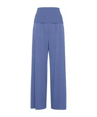 Eres Dao Wide-leg Trousers In Yellow