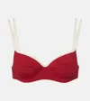 Eres Dayle Bikini Top In Red