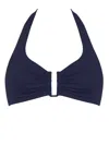 Eres Dédicace Bikini Top In Blue