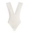 Eres Deep-v Glamorous Swimsuit In White