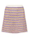 Eres Design Knitted A-line Mini Skirt In Multi