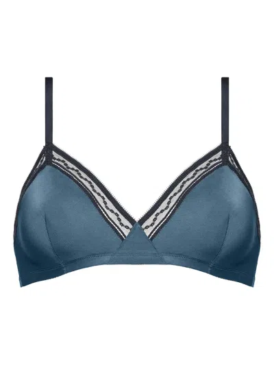 Eres Destin Wireless Triangle Bra In Green
