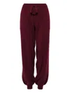 Eres Drawstring Pocket Trousers In Red