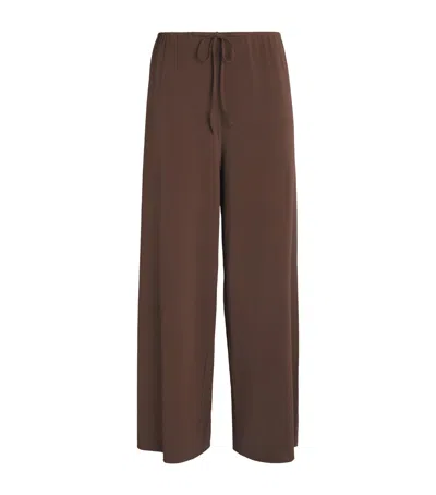 Eres Drawstring Zelie Trousers In Brown