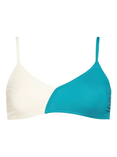 Eres Dualité Bikini Top In Blue