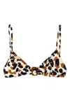 Eres Ecailles Polka-dot Buckle Bikini Top In Multi