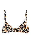 Eres Ecailles Polka-dot Buckle Bikini Top In Multi