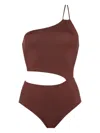 Eres Ecume Asymmetrical Bikini In Brown