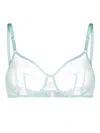 Eres Providence Mesh Triangle-cup Bra In Blue