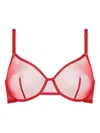 Eres Eden Tonique Mesh Full-cup Bra In Red