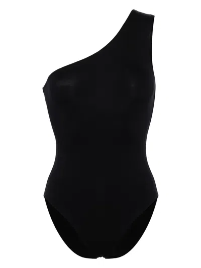 Eres Effigie One-shoulder Swimsuit In 黑色
