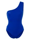 Eres Effigie One-shoulder Swimsuit In Blue