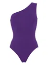 Eres Effigie One-shoulder Swimsuit In Purple