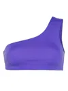 Eres One-shoulder Bikini Top In Purple