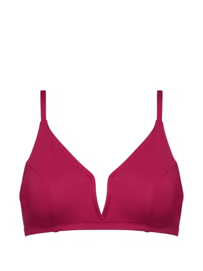 Eres Elancée Triangle Bikini Top In Purple