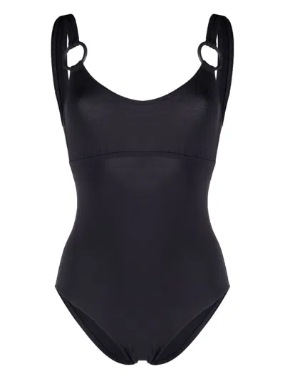 Eres Marcia Ring-detail Swimsuit In Bain De Minuit