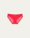 Eres Elixir Jersey & Lace Briefs In Jelly