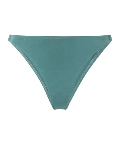 Eres Lou Lou Audacious Embellished Bikini Briefs In Green
