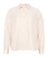 Eres Embossed-pattern Shirt In Neutral
