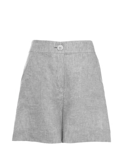 Eres Enjouée Button Short In Gray