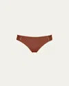 Eres Enora Soyeuse Thin Recycled Jersey Briefs In Brown
