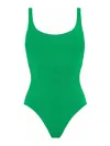 Eres Asia Open-back Swimsuit In Green