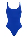 Eres Asia Low-back Roundneck One-piece Swimsuit In Medium Wash