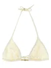 Eres Triangle Halter Neck Bikini Top With Ruched Detailing