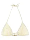Eres Triangle Halter Neck Bikini Top With Ruched Detailing