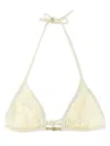 Eres Triangle Halter Neck Bikini Top With Ruched Detailing