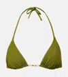 Eres Ephemere Bikini Top In Green